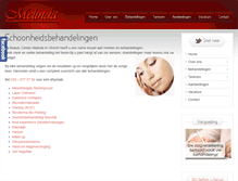 Tablet Screenshot of beautycentermelinda.nl